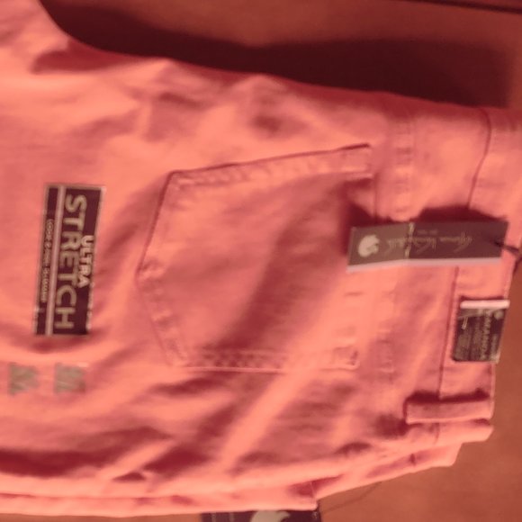 Gloria Vanderbilt Jeans 18 Short New Peachy Orange - Picture 1 of 6
